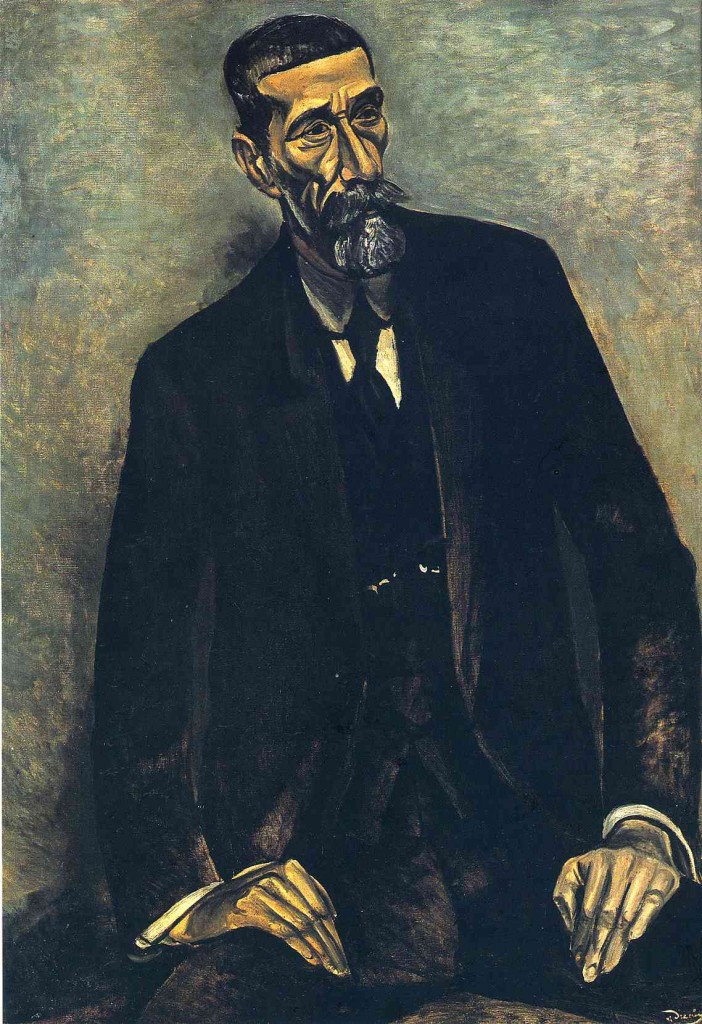 André Derain. Retrato de Iturrino. 1914.