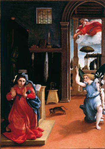 Lorenzo Lotto - La Anunciación