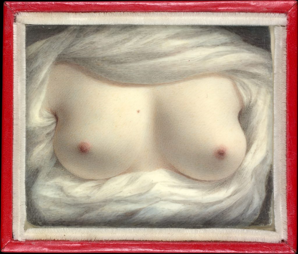 Sarah Goodridge. Autorretrato, 1828. Acuarela sobre marfil (9.52 x 6.73 cm). Museum of Fine Arts, Boston.