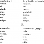 Página del Diccionario de 1830